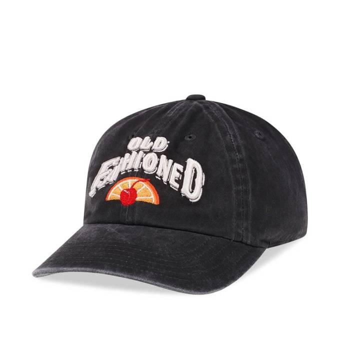 アメリカンニードル American Needle 【 Old Fashion Archive Cocktail Black Dad Strapback Hat Men Black 】 黒色 ブラック メンズ 黒色 ブラック|スニケス