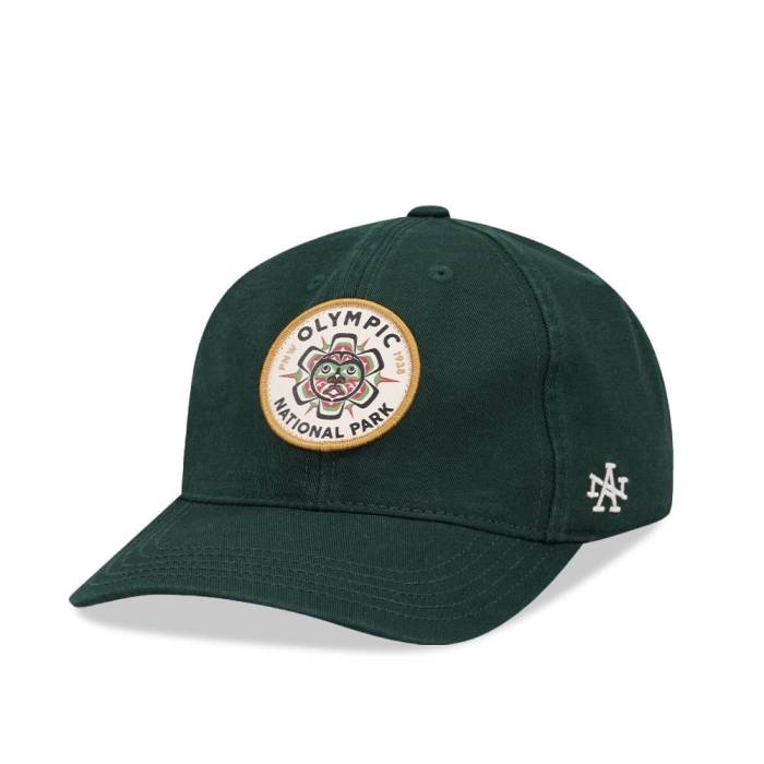 アメリカンニードル American Needle 【 Olympic National Park Hepcat Dark Green Strapback Hat Men Green 】 オリンピック パーク green 緑・グリーン メンズ green 緑・グリーン