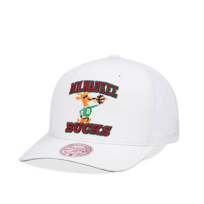 ミッチェルアンドネス Mitchell &Amp; Ness 【 Milwaukee Bucks All In Pro White Snapback Hat Men White 】 ミルウォーキー バックス プロ 白色 ホワイト Snapback スナップバック バッグ メンズ 白色 ホワイト|スニケス