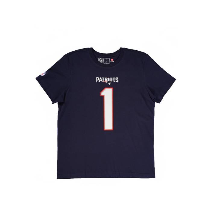ファナティクス Fanatics 【 New England Patriots Cam Newton Name \u0026Amp; Number T-Shirt Men 】 ペイトリオッツ Tシャツ メンズ