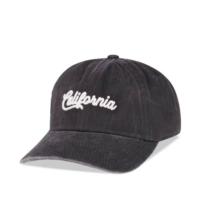 アメリカンニードル American Needle 【 California Black Vintage Casual Strapback Hat Men Black 】 カリフォルニア 黒色 ブラック vintage ビンテージ・ヴィンテージ カジュアル メンズ 黒色 ブラック