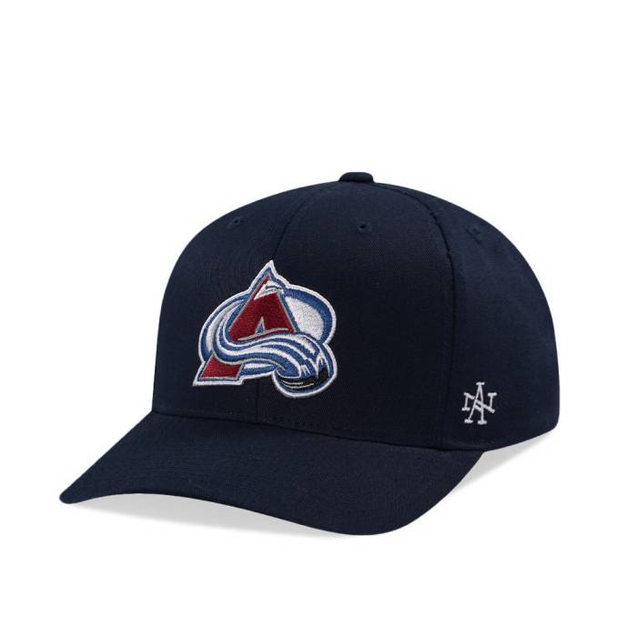 アメリカンニードル American Needle 【 Colorado Avalanche Arena Navy Strapback Hat Men Navy 】 コロラド アバランチ 紺色 ネイビー メンズ 紺色 ネイビー