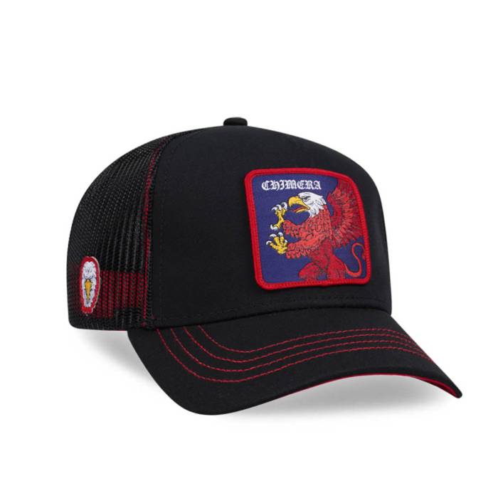 Capslab 【 Fantastic Beasts Griffin Black Trucker Snapback Hat Men Black 】 griffin グリフィン 黒色 ブラック トラッカー Snapback スナップバック バッグ メンズ 黒色 ブラック