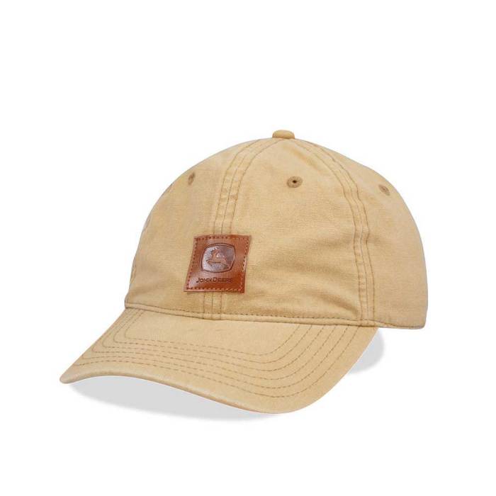 John Deere 【 Stone Washed Logo Brown Strapback Hat Men Brown 】 ロゴ 茶色 ブラウン メンズ 茶色 ブラウン|スニケス
