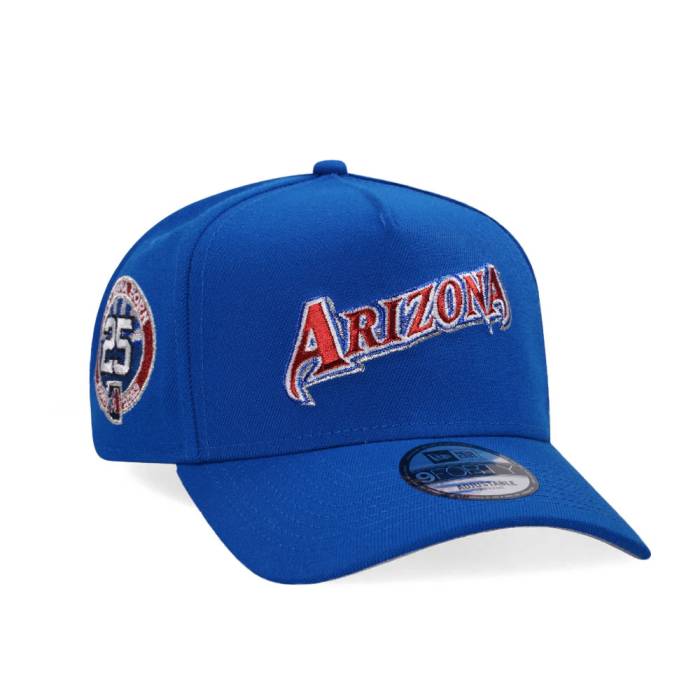 ニューエラ New Era 【 Arizona Diamondbacks 25Th Anniversary Blue Edition 9Forty A Frame Snapback Hat Men Blue 】 アリゾナ ダイヤモンドバックス 青色 ブルー Snapback スナップバック バッグ メンズ 青色 ブルー|スニケス