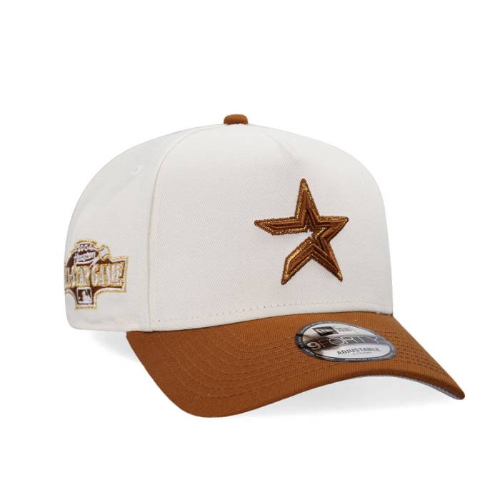 ニューエラ New Era 【 Houston Astros All Star Game 2004 Chrome Bourbon Two Tone 9Forty A Frame Snapback Hat Men White 】 ヒューストン アストロズ Game ゲーム Snapback スナップバック バッグ メンズ 白色 ホワイト|スニケス