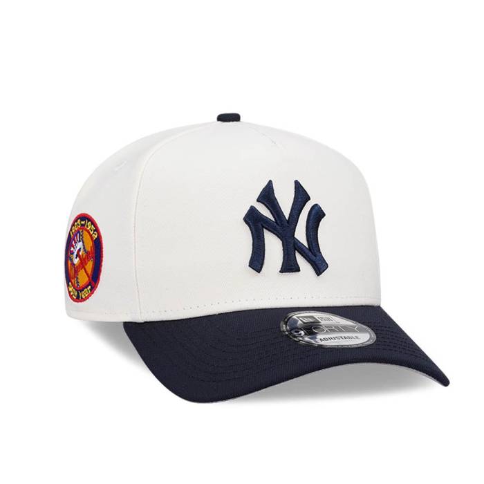 ニューエラ New Era 【 New York Yankees 50Th Anniversary Chrome Two Tone Edition 9Forty A Frame Snapback Hat Men White 】 ヤンキース Snapback スナップバック バッグ メンズ 白色 ホワイト|スニケス