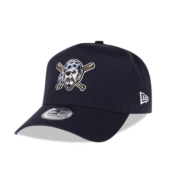ニューエラ New Era 【 Pittsburgh Pirates Navy Ice Prime Prime 9Forty A Frame Snapback Hat Men Navy 】 ピッツバーグ 海賊団 紺色 ネイビー Snapback スナップバック バッグ メンズ 紺色 ネイビー|スニケス
