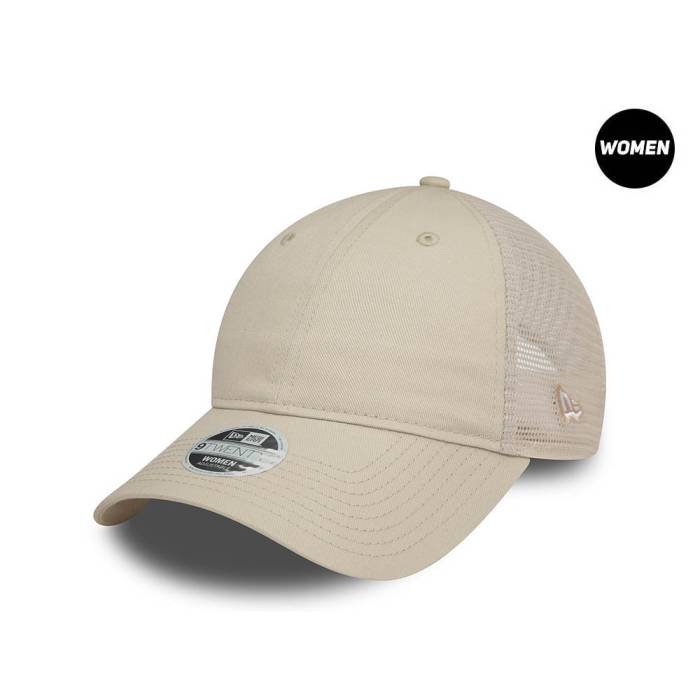 【★百貨店SALE★6/11夜夜中2時迄】ニュー内鰓 New Era 【 Womens Stone 9Twenty Trucker Strapback Hat Women White 】 レディース トラッカー レディース 白いこと 白いこと