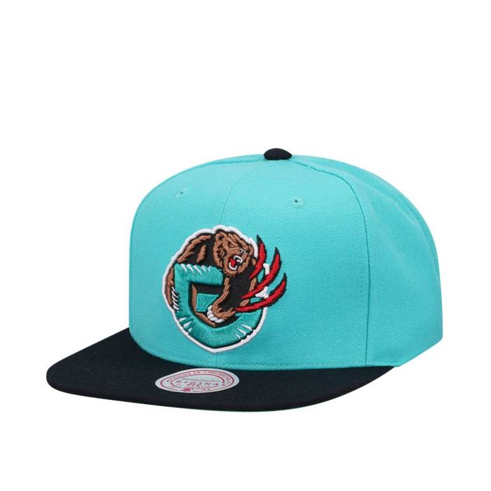 ミッチェルアンドネス Mitchell &Amp; Ness 【 Vancouver Grizzlies Team Two Tone 2.0 Teal Snapback Hat Men Turquoise 】 バンクーバー グリズリーズ Team チーム Snapback スナップバック バッグ メンズ