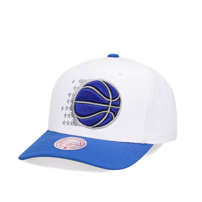 ミッチェルアンドネス Mitchell &Amp; Ness 【 Orlando Magic Team Two Tone 2.0 Pro White Snapback Hat Men White 】 オーランド マジック Team チーム プロ 白色 ホワイト Snapback スナップバック バッグ メンズ 白色