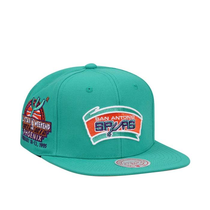 ミッチェルアンドネス Mitchell &Amp; Ness 【 San Antonio Spurs Desert Green Hardwood Classic All Star Weekend Snapback Hat Men Green 】 スパーズ green 緑・グリーン クラシック Snapback スナップバック バッグ メンズ gre 12,375円