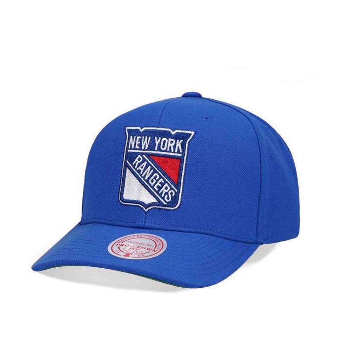 ミッチェルアンドネス Mitchell &Amp; Ness 【 New York Rangers Team Ground 2.0 Pro Blue Snapback Hat Men Blue 】 レンジャース Team チーム プロ 青色 ブルー Snapback スナップバック バッグ メンズ 青色 ブルー