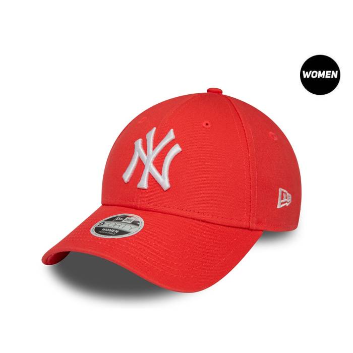 【★百貨店SALE★6/11夜夜中2時迄】ニュー内鰓 New Era 【 New York Yankees League Essential Red Womens 9Forty Strapback Hat Women Red 】 ヤンキース Red 赤・赤いこと レディース レディース Red 赤・赤いこと