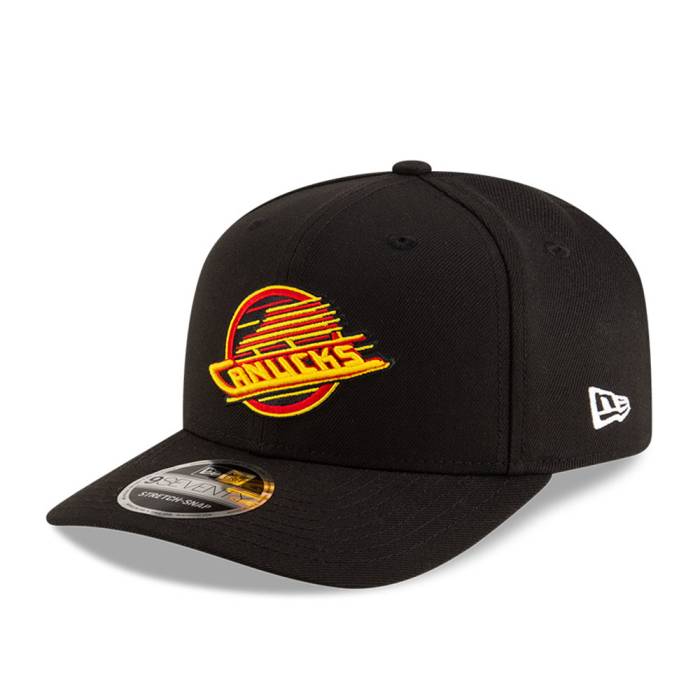 ニューエラ New Era 【 Vancouver Canucks Nhl Team 9Seventy Stretch Snapback Hat Men Black 】 バンクーバー カナックス Team チーム Snapback スナップバック バッグ メンズ 黒色 ブラック｜スニケス
