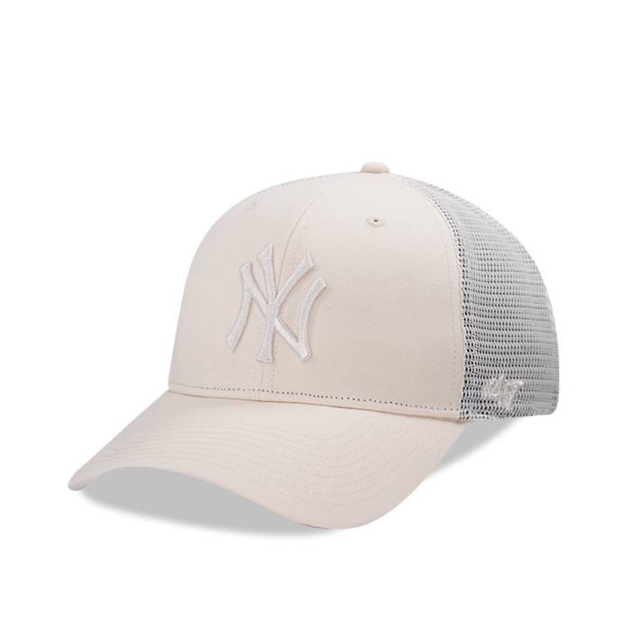 フォーティーセブンブランド 47 Brand 【 47Brand New York Yankees Natural Mvp Trucker Snapback Hat Men White 】 ヤンキース ナチュラル トラッカー Snapback スナップバック バッグ メンズ 白色 ホワイト