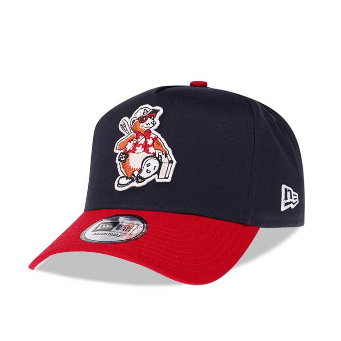 ニューエラ New Era 【 Asheville Tourists Two Tone Prime Edition 9Forty A Frame Snapback Hat Men Navy 】 Snapback スナップバック バッグ メンズ 紺色 ネイビー