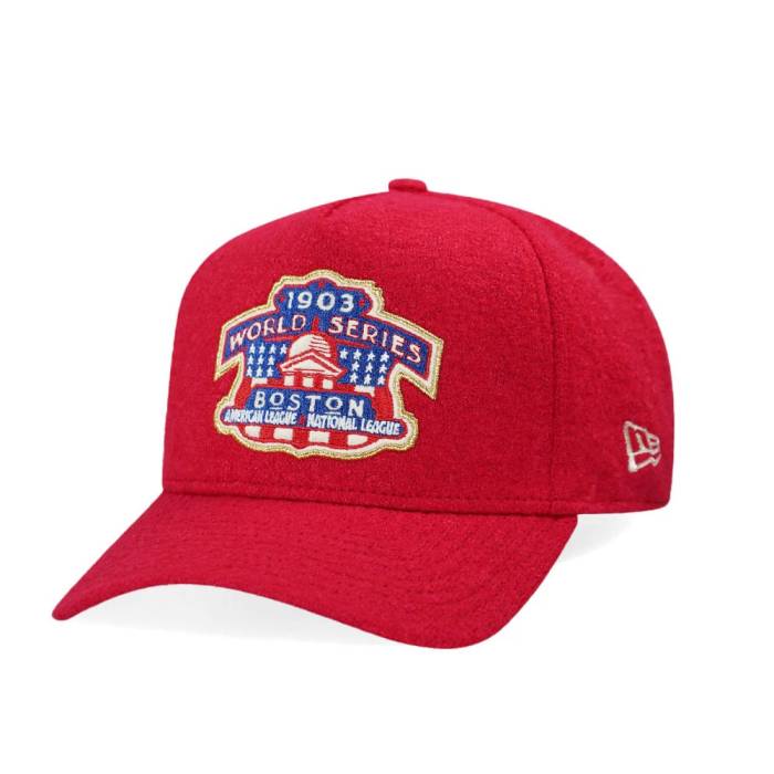 ニューエラ New Era 【 Boston Red Sox World Series 1903 Scarlet Red Edition 9Forty A Frame Snapback Hat Men Red 】 ボストン Red 赤・レッド シリーズ Snapback スナップバック バッグ メンズ Red 赤・レッド 13,321円