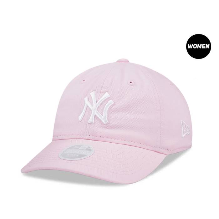 【★百貨店SALE★6/11夜夜中2時迄】ニュー内鰓 New Era 【 New York Yankees Pink White Womens 9Twenty Strapback Hat Women Pink 】 ヤンキース pink サクラ色 白いこと 白いこと レディース レディース pink サクラ色