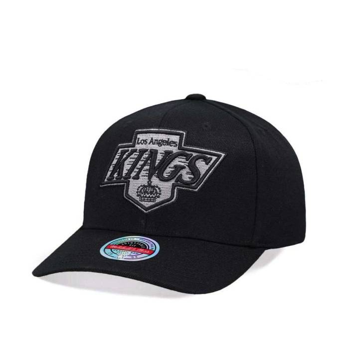 ミッチェルアンドネス Mitchell &Amp; Ness 【 Los Angeles Kings Hardwood Classic Red Flex Update Snapback Hat Men Black 】 Kings キングス クラシック Red 赤・レッド Snapback スナップバック バッグ メンズ 黒色 ブラッ