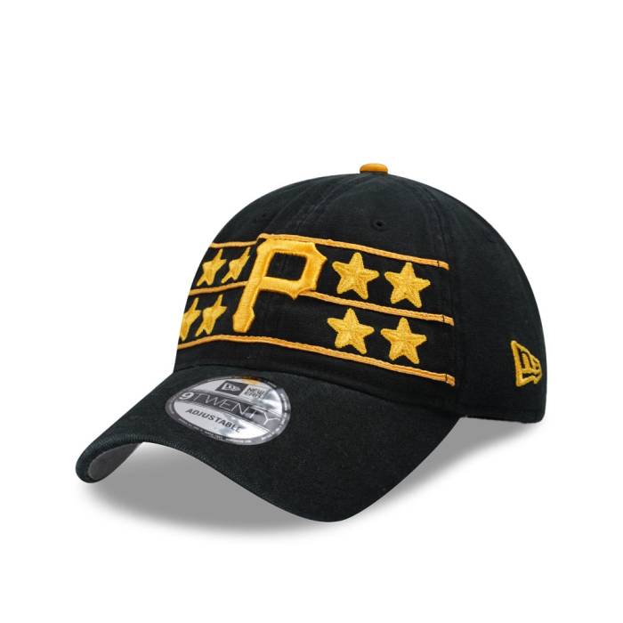 ニューエラ New Era 【 Pittsburgh Pirates On-Field 9Twenty Strapback Hat Men Black 】 ピッツバーグ 海賊団 メンズ 黒色 ブラック｜スニケス