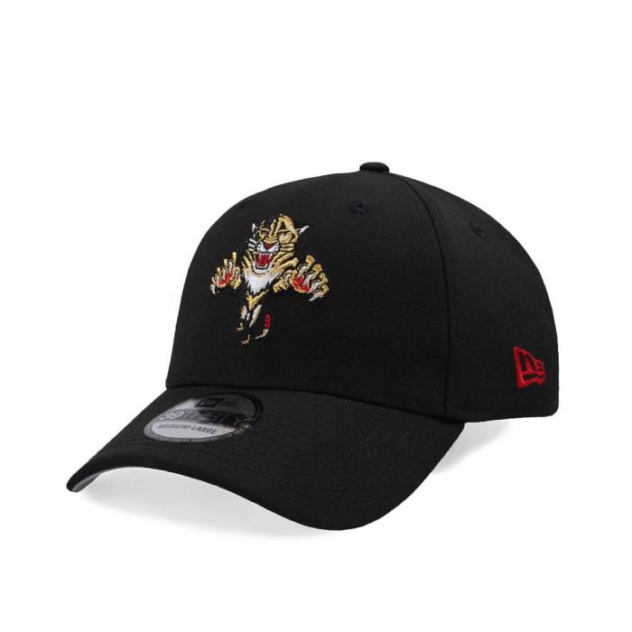 ニューエラ New Era 【 Florida Panthers Classic Black Prime Edition 39Thirty Stretch Hat Men 】 フロリダ パンサーズ クラシック 黒色 ブラック メンズ