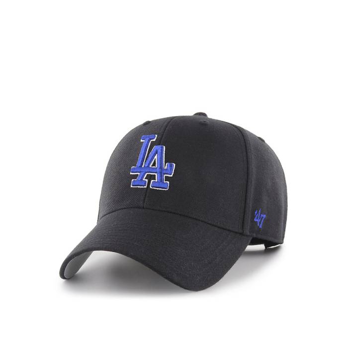 フォーティーセブンブランド 47 Brand 【 47Brand Los Angeles Dodgers Black Classic Strapback Hat Men Black 】 ドジャース 黒色 ブラック クラシック メンズ 黒色 ブラック
