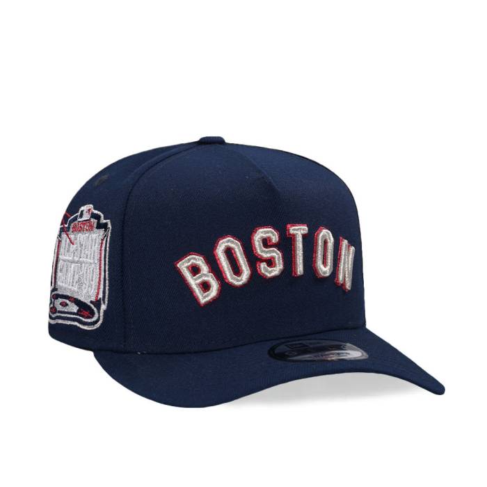 ニューエラ New Era 【 Boston Red Sox All Star Game 1999 Navy Silver Edition 9Fifty A Frame Snapback Hat Men Navy 】 ボストン Red 赤・レッド Game ゲーム 紺色 ネイビー Silver 銀色・シルバー Snapback スナップバック バ