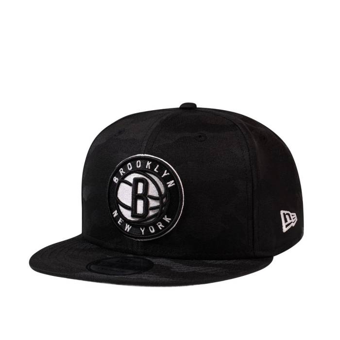 ニューエラ New Era 【 Brooklyn Nets Midnight Camo Edition 9Fifty Snapback Hat Men Black 】 ブルックリン ネッツ カモ柄 Snapback スナップバック バッグ メンズ 黒色 ブラック｜スニケス