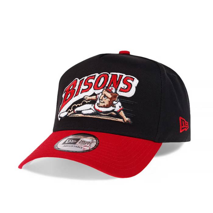ニューエラ New Era 【 Buffalo Bisons Two Tone Prime 9Forty A Frame Snapback Hat Men Black 】 バッファロー Snapback スナップバック バッグ メンズ 黒色 ブラック｜スニケス