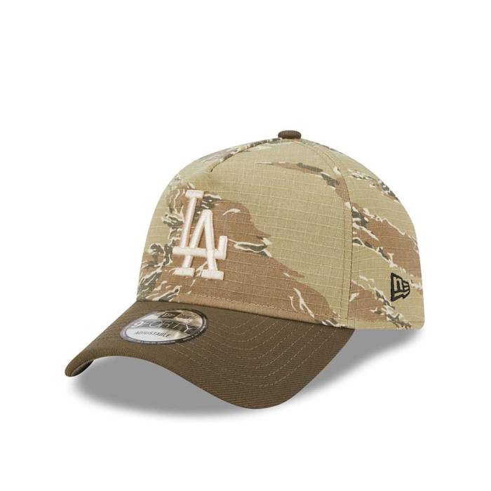 ニューエラ New Era 【 Los Angeles Dodgers Tiger Camo Two Tone 9Forty A Frame Snapback Hat Men Camouflage 】 ドジャース カモ柄 Snapback スナップバック バッグ メンズ
