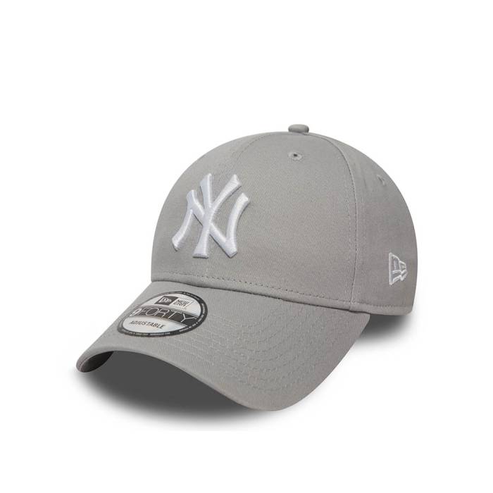 ニューエラ New Era 【 New York Yankees League Basic Gray 9Forty Strapback Hat Men Gray 】 ヤンキース gray 灰色・グレー・グレイ メンズ gray 灰色・グレー・グレイ｜スニケス