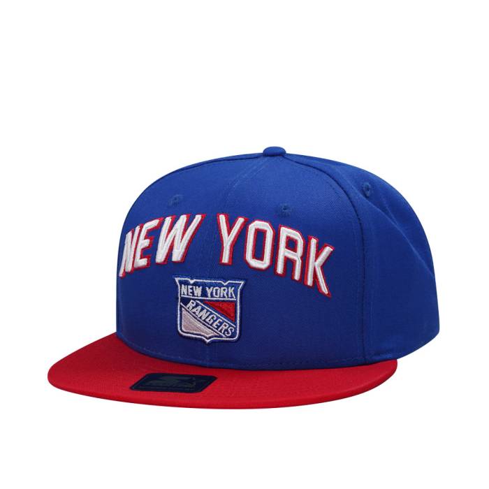 スターター Starter 【 New York Rangers Faceoff Two Tone Snapback Hat Men Blue 】 レンジャース Snapback スナップバック バッグ メンズ 青色 ブルー｜スニケス