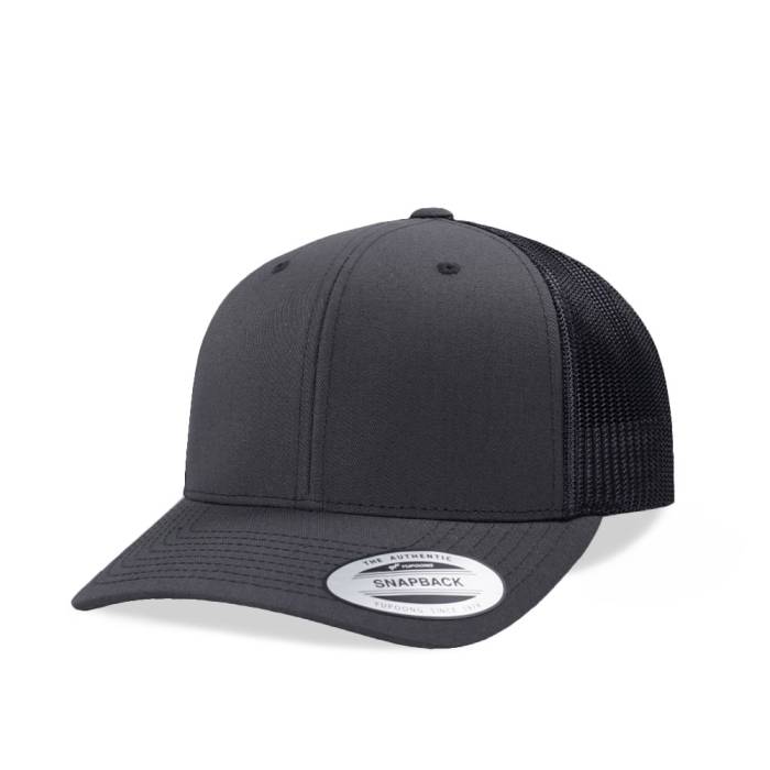 ユーポン Yupoong 【 Basic Gray Retro Trucker Snapback Hat Men Gray 】 gray 灰色・グレー・グレイ レトロ トラッカー Snapback スナップバック バッグ メンズ gray 灰色・グレー・グレイ