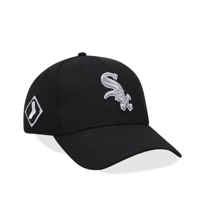 フォーティーセブンブランド 47 Brand 【 47Brand Chicago White Sox Black Sure Shot Mvp Snapback Hat Men Black 】 シカゴ 白色 ホワイト 黒色 ブラック Snapback スナップバック バッグ メンズ 黒色 ブラック