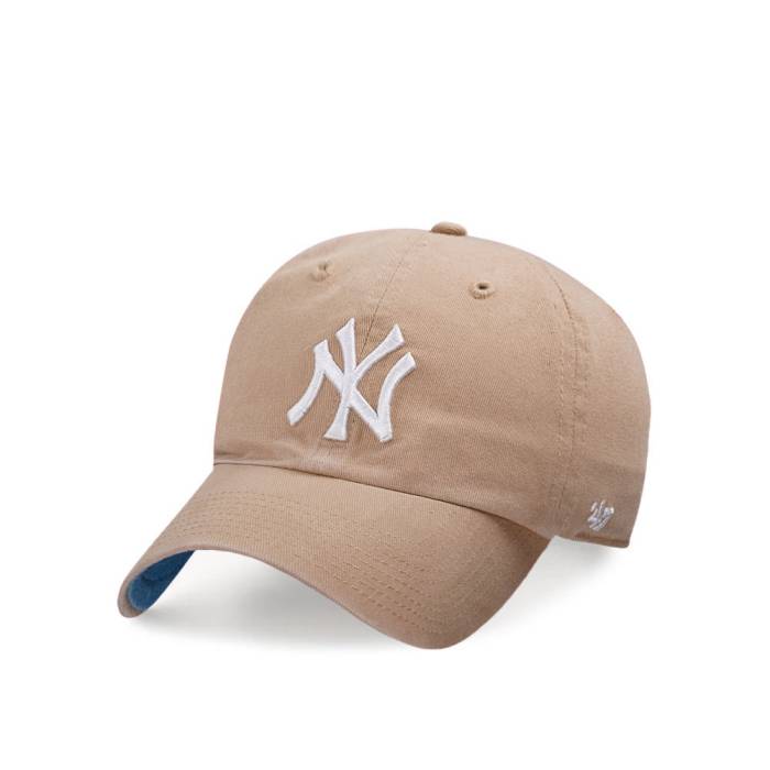 フォーティーセブンブランド 47 Brand 【 47Brand New York Yankees Khaki Ballpark Clean Up Strapback Hat Men Brown 】 ヤンキース カーキ メンズ 茶色 ブラウン 10,224円