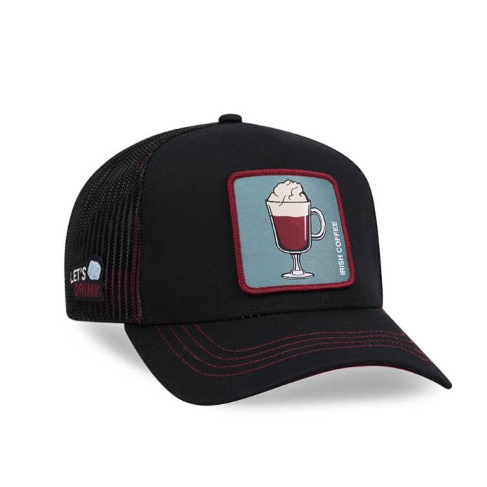 Capslab 【 Cocktails Irish Coffee Black Trucker Snapback Hat Men Black 】 黒色 ブラック トラッカー Snapback スナップバック バッグ メンズ 黒色 ブラック 12,210円