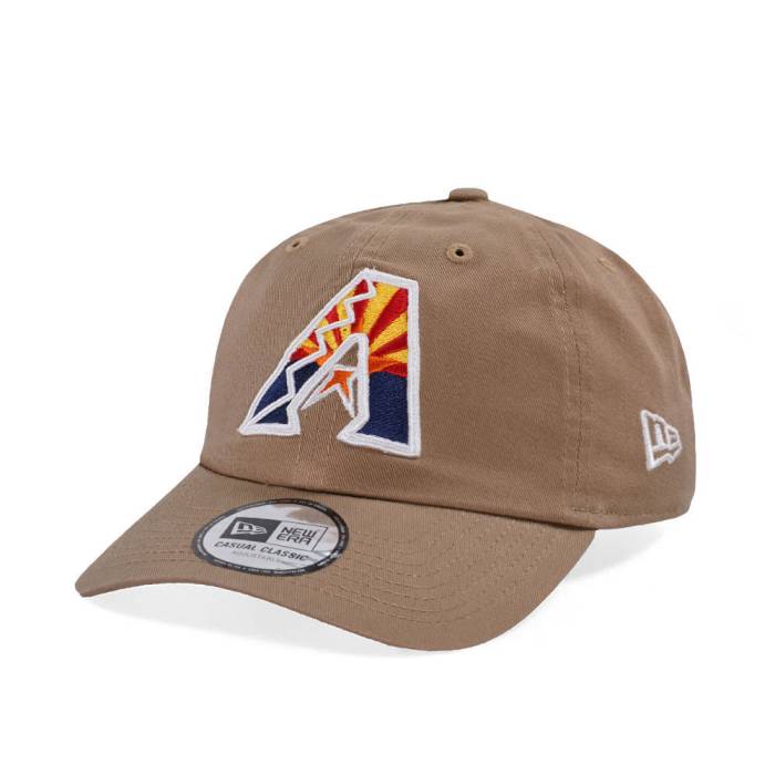 ニューエラ New Era 【 Arizona Diamondbacks Khaki Casual Classic Edition Strapback Hat Men Beige 】 アリゾナ ダイヤモンドバックス カーキ カジュアル クラシック メンズ ベージュ|スニケス