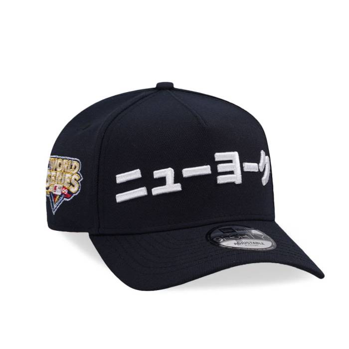 ニューエラ New Era 【 New York Yankees World Series 2009 Navy 9Forty A Frame Snapback Hat Men Navy 】 ヤンキース シリーズ 紺色 ネイビー Snapback スナップバック バッグ メンズ 紺色 ネイビー|スニケス