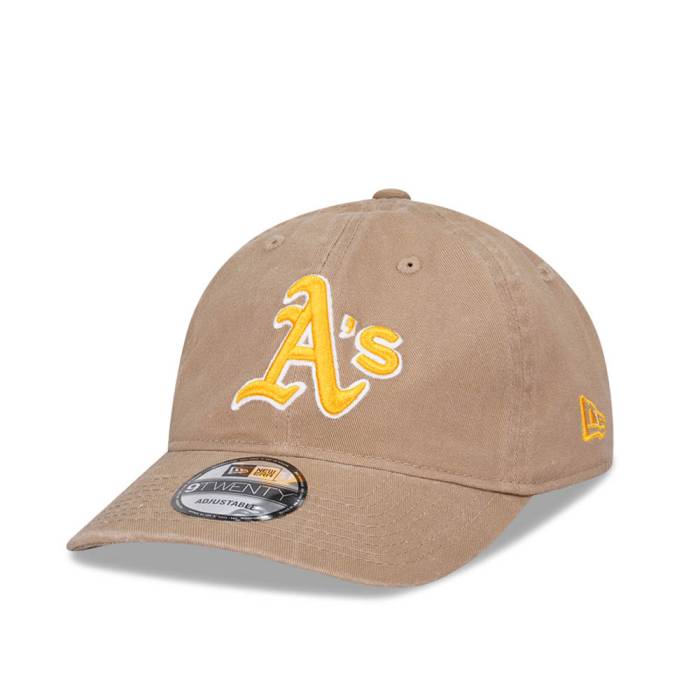 ニューエラ New Era 【 Oakland Athletics Khaki Edition 9Twenty Strapback Hat Men Beige 】 オークランド アスレチックス カーキ メンズ ベージュ｜スニケス 11,858円