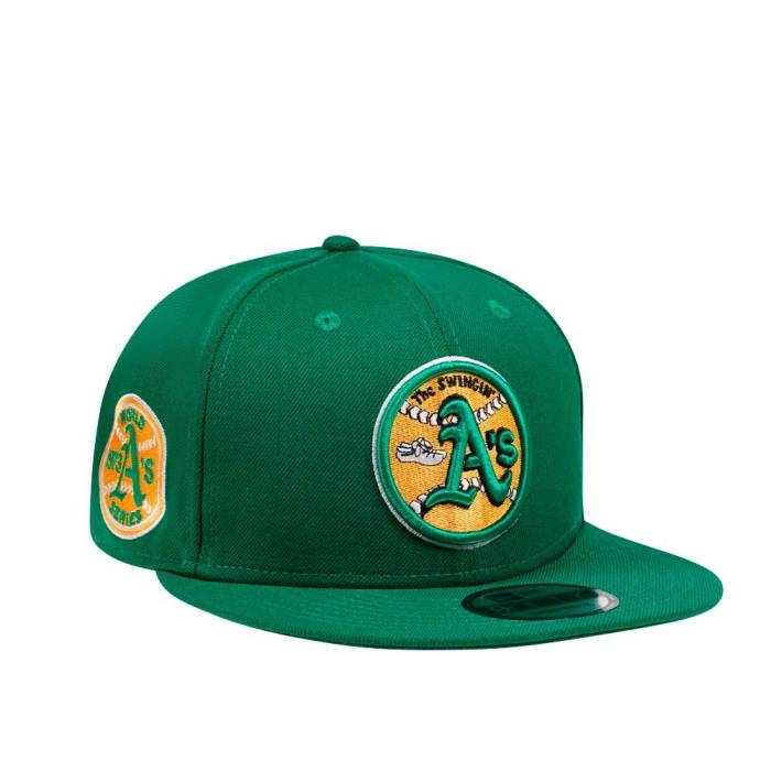 ニューエラ New Era 【 Oakland Athletics World Series 1973 Prime Edition 9Fifty Snapback Hat Men Green 】 オークランド アスレチックス シリーズ Snapback スナップバック バッグ メンズ green 緑・グリーン