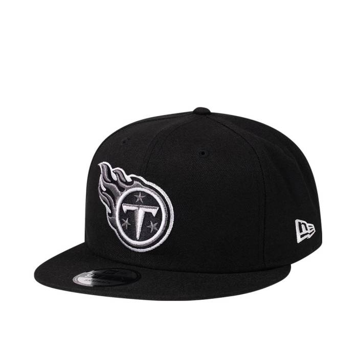 ニューエラ New Era 【 Tennessee Titans Steel Black Edition 9Fifty Snapback Hat Men Black 】 テネシー タイタンズ Steel スティール 黒色 ブラック Snapback スナップバック バッグ メンズ 黒色 ブラック