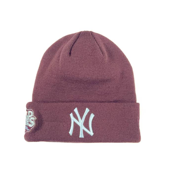 ニューエラ New Era 【 Maroon New York Yankees 2009 World Series Side Patch  Knit Beanies Unisex 】 マルーン ヤンキース シリーズ ニット ユニセックス