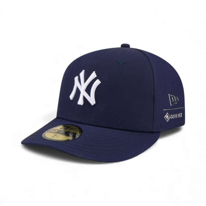 ニューエラ New Era 【 Navy Blue New York Yankees Gore-Tex Pre Curved Brim Gray Bottom 59Fifty Fitted Unisex 】 紺色 ネイビー 青色 ブルー ヤンキース ゴアテックス gray 灰色・グレー・グレイ ズボン ボトムス ユ