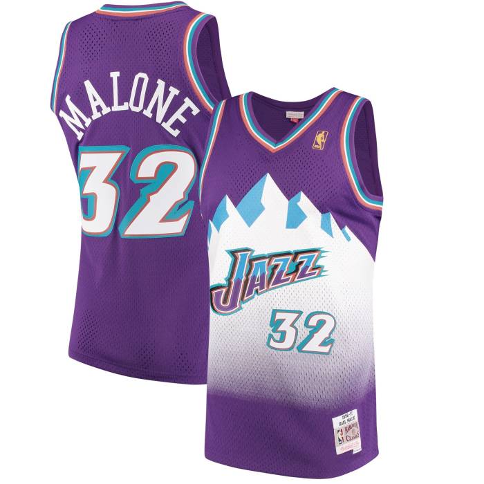 ミッチェル&ネス Mitchell & Ness 【 Utah Jazz 1996-97 Karl Malone Purple Swingman Jersey Unisex 】 ユタ ジャズ Purple 紫・パープル ジャージ ユニセックス 28,340円