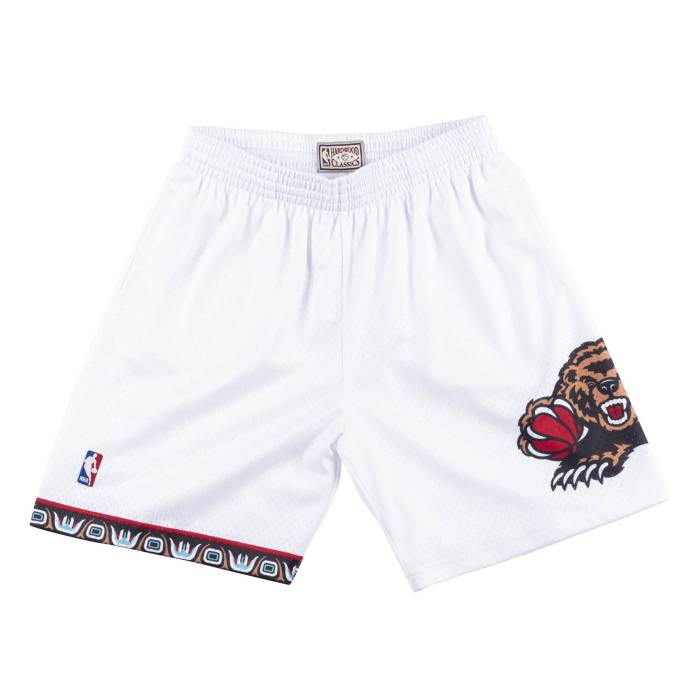 ミッチェル&ネス Mitchell & Ness 【 Vancouver Grizzlies 1998 -99 White Swingman Shorts Unisex 】 バンクーバー グリズリーズ 白色 ホワイト ショーツ ユニセックス