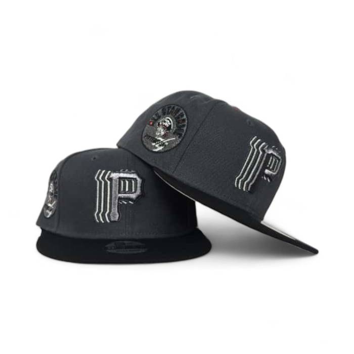 ニューエラ New Era 【 Dark Gray Pittsburgh Pirates Black Visor Gray Bottom 1974 All Star Game Side Patch 9Fifty Snapback Unisex 】 gray 灰色・グレー・グレイ ピッツバーグ 海賊団 黒色 ブラック ズボン ボトムス Game ゲ｜スニケス