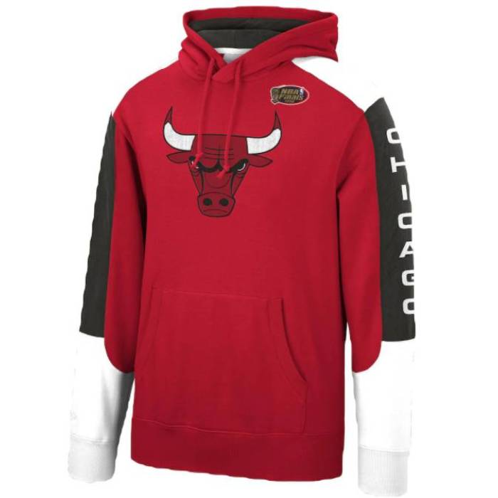 ミッチェル&ネス Mitchell & Ness 【 Chicago Bulls Fusion Fleece Hoodie Unisex 】 シカゴ ブルズ Fusion フュージョン フリース フーディー パーカー ユニセックス｜スニケス
