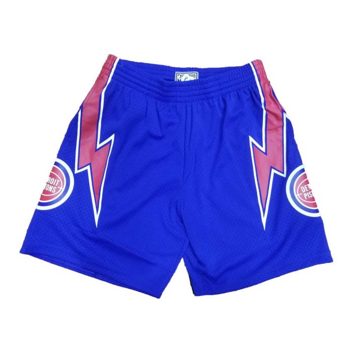 ミッチェル&ネス Mitchell & Ness 【 Detroit Pistons Royal Blue Swingman Shorts Unisex 】 デトロイト ピストンズ 青色 ブルー ショーツ ユニセックス