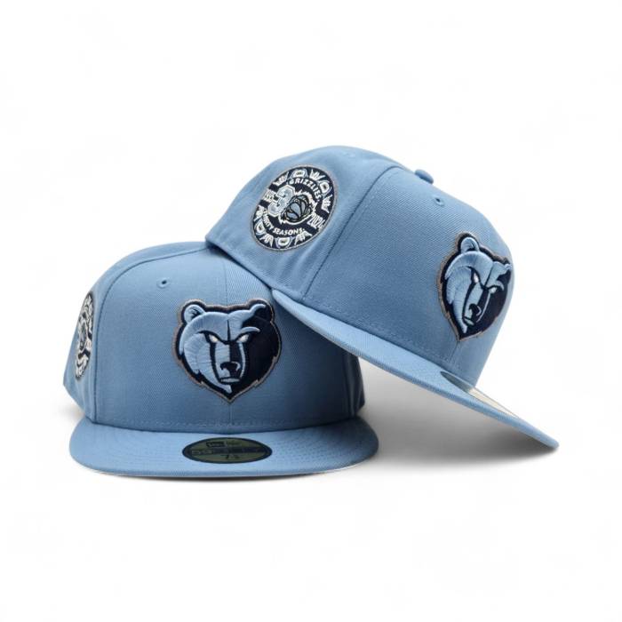 ニューエラ New Era 【 Sky Blue Memphis Grizzlies Gray Bottom 30Th Season Side Patch 59Fifty Fitted Unisex 】 スカイ 青色 ブルー メンフィス グリズリーズ gray 灰色・グレー・グレイ ズボン ボトムス ユニセック|スニケス